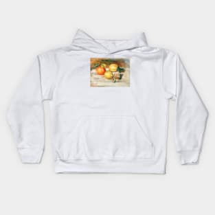 Lemon and Orange Painting Kids Hoodie